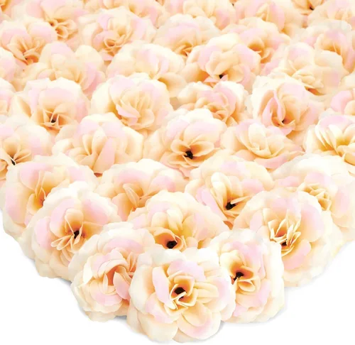 Vista 12 de Bright Creations Rosas artificiales sin tallo, flores artificiales negras para manualidades, rosas de espuma suave para arreglos de bricolaje, 200