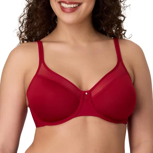 Vista 9 de Bali Women's Underwire T-Shirt Bra – Ultra-Light Smoothing Spacer Bra Negro