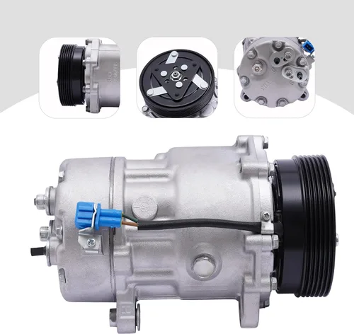 Vista 2 de Compresor del A/C, compresor del A/C W/embrague para 1998-2001 Beetle Jetta Golf CO 1206JC