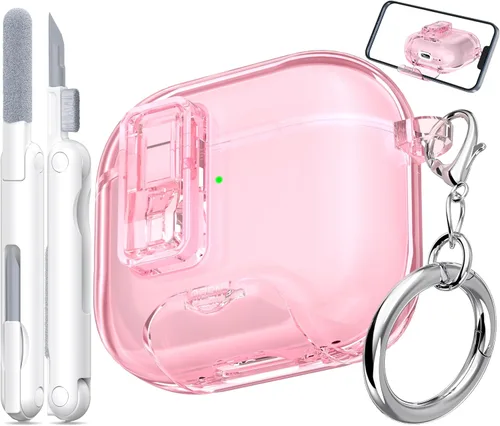 Vista 44 de Funda para Estuche de Airpods Pro de 2ª/1ª Generación, Compatible con Estuche de Airpods Pro de 2ª Gen Puerto de Carga USB C, Funda Suave