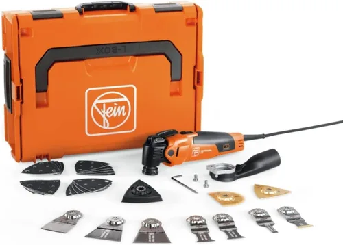 Vista 7 de Fein MultiMaster MM 500 Plus Para construcción y renovación de interiores, montaje Starlock Plus, sistema QuickIn, velocidad constante