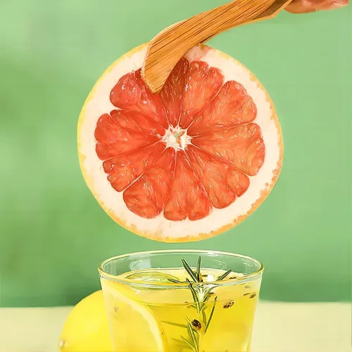 Vista 7 de Mkostlich Rebanadas de pomelo seco, 3.52 oz/100 g de toronja deshidratada para cócteles, rodajas de pomelo rojo, sin azúcar añadido