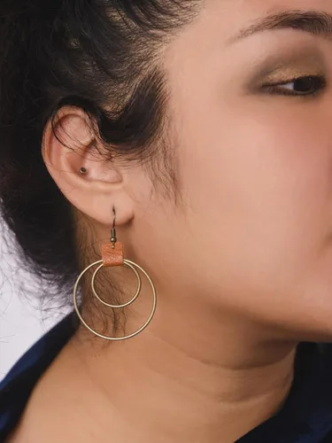 Vista 5 de MINACHI Aretes colgantes estilo hippie, estilo bohemio, vintage, regalo de joyería de verano para mujer, Acero inoxidable, No es una piedra preciosa