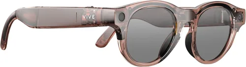 Vista 7 de HTC VIVE Eagle - Gafas de sol AI - Pantos - Negro carbón - Lentes de sol - Gemini u OpenAI GPT AI con privacidad incorporada - Lente ZEISS