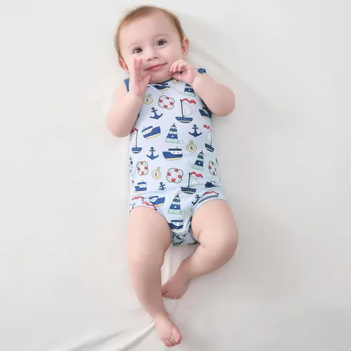 Vista 56 de pureborn Mameluco de algodón súper suave para bebés niños y niñas de 0 a 24 meses