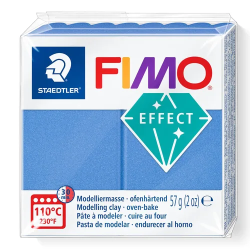 Vista 15 de STAEDTLER 8010-014 FIMO Effect - Arcilla de modelado polimérica endurecedora para horno, color blanco translúcido (1 bloque de 2.01 oz)