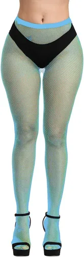 Vista 25 de Medias de Red para Mujer, Medias de Cintura Alta, Medias Sexys, Medias Transparentes, Medias de Malla negro_1