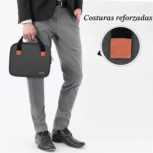 Vista 6 de LUXJA Bolsa de transporte compatible con mini proyector DR.J, negro