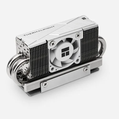Vista 10 de Thermalright HR10 2280 SSD Enfriamiento disipador de calor, disipador de calor de doble cara, tubos de calor de 4 × 0.197 in, con almohadilla