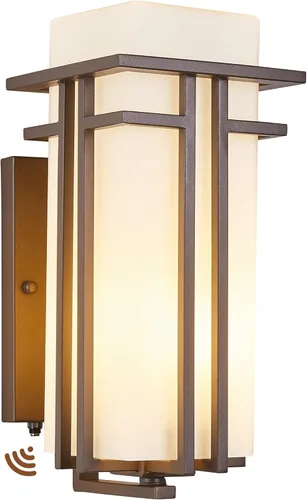 Vista 12 de Lámparas de poste al aire libre de bronce frotado al aceite, lámpara de poste impermeable con adaptador de montaje en muelle