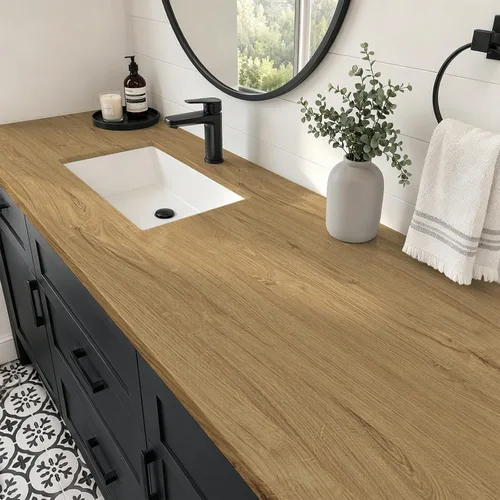 Vista 5 de practicalWs Papel de contacto de grano de madera para despegar y pegar