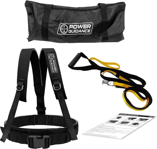 Vista 6 de POWER GUIDANCE Equipo de entrenamiento de velocidad/Sobrecarga Resistencia y liberación, Agilidad y velocidad Equipos para Sprint Running y fútbol