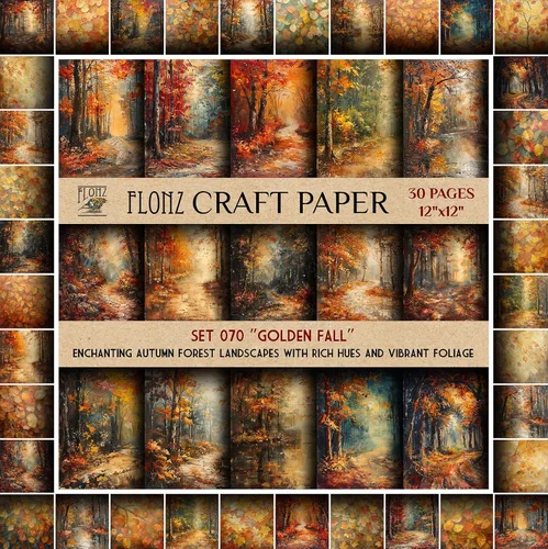 Vista 11 de Papel para álbum de recortes (30 páginas 30 x 30 cm) Meadow Bliss: margaritas vibrantes y encantadores patrones florales inspirados en prados