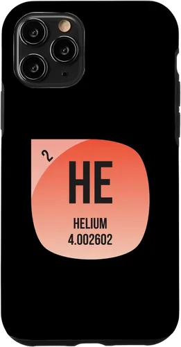Vista 13 de Funda de helio para iPhone 12 mini elemento químico