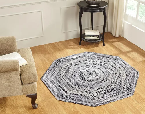 Vista 48 de Better Trends Alfombra trenzada degradada, ovalada, reversible y duradera, 100% algodón suave, ideal para cocina, sala de estar, dormitorio, tapete