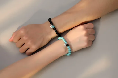 Vista 3 de XIANNVXI Pulseras para Parejas Pulseras a Juego para Él y Ella Pulseras para Regalos de Pareja