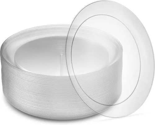 Vista 11 de Pack de 40 tazones desechables de helado y postre de plástico duro transparente de 5 onzas, de peso pesado y clase premium