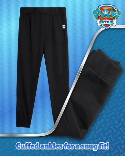 Vista 4 de Nickelodeon Conjunto deportivo de Paw Patrol para niños, 2 piezas de sudadera con capucha de vellón, pantalones deportivos - Conjunto deportivo