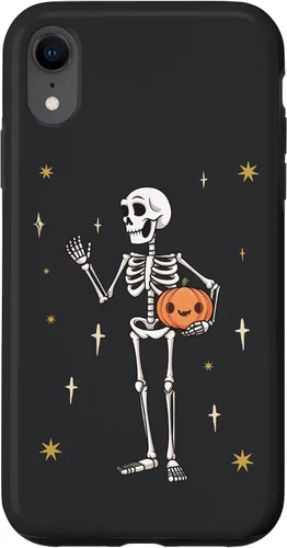 Vista 23 de Funda divertida de Halloween con diseño de esqueleto para iPhone 11
