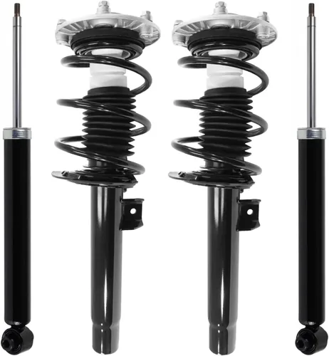 Vista 111 de Detroit Axle - Puntales y Amortiguadores para Chevy Traverse Buick Enclave GMC Acadia Saturn Outlook 2007-2012, 2 puntales delanteros con resorte