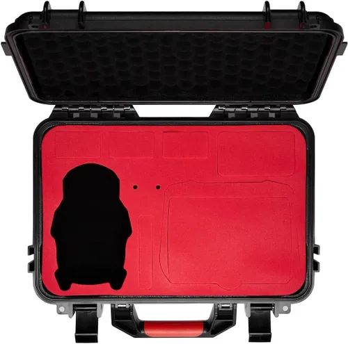 Vista 8 de Aries Estuche rígido impermeable para DJI Mini 3 y Mini 3 Pro, negro
