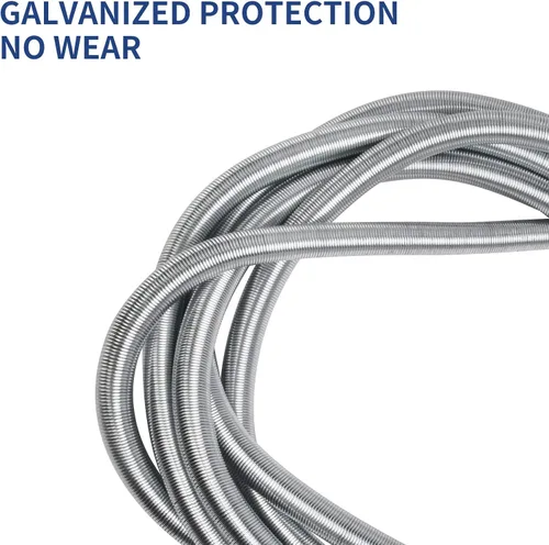 Vista 6 de Protector de Línea de Freno de 1/4 Pulgada - 16 Pies de Acero Inoxidable Continuo + Protector Galvanizado Resistente a la Corrosión, Escudo