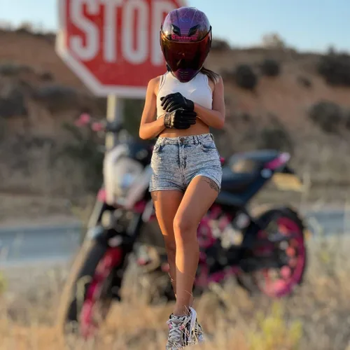 Vista 5 de Harssidanzar Guantes de moto para mujer, guantes de cuero para motocicleta, guantes de motocicleta, carreras de carretera, ciclismo, escalada