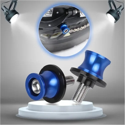 Vista 2 de Para Yamaha XSR900 XSR700 2016-2018 Tornillos de soporte de motocicleta Carretes de basculante 6MM Protección contra caídas Negro