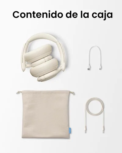 Vista 6 de Soundcore Q30 de Anker, Audífonos híbridos con cancelación activa de ruido, múltiples modos, audio de alta resolución, EQ personalizado a través