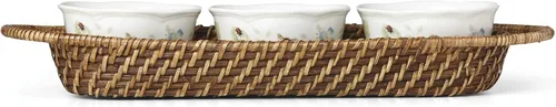 Vista 9 de Lenox Butterfly Meadow - Cuenco pequeño para servir, color blanco