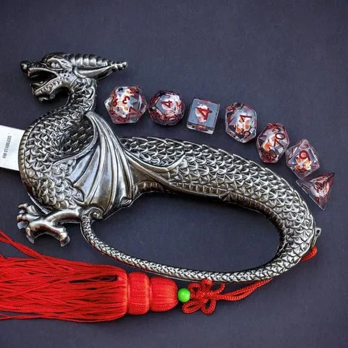Vista 7 de Sage's Portal Familiars and Reagents - Juego de dados de resina para DND, juego de dados poliédricos para Dungeons and Dragons RPG de mesa TTRPG