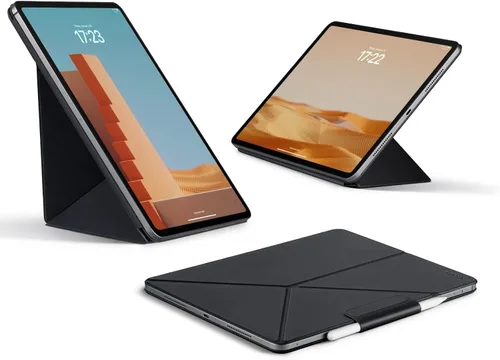 Vista 14 de PITAKA Funda para iPad Pro de 11 pulgadas, compatible con iPad Air M3/M2 de 11 pulgadas (4ª-7ª generación) y iPad Pro de 11 pulgadas Negro