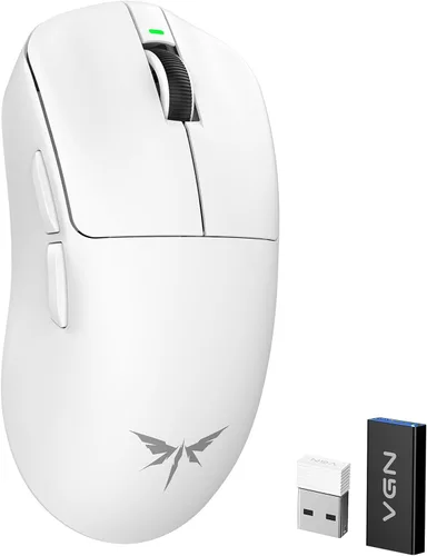Vista 11 de VGN F1 Pro Max Lightspeed - Ratón inalámbrico para juegos con modo dual 2.4G/cable Type-C - Sensor 25K - 26,000 DPI - 55g de peso ligero - 6 botones