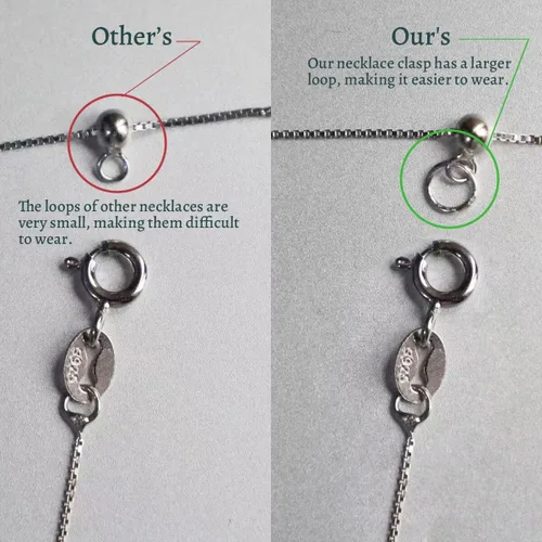 Vista 18 de Crystal Pendant Necklace 925 Sterling Silver Chain Necklace Adjustable Healing Crystal Necklace For Women