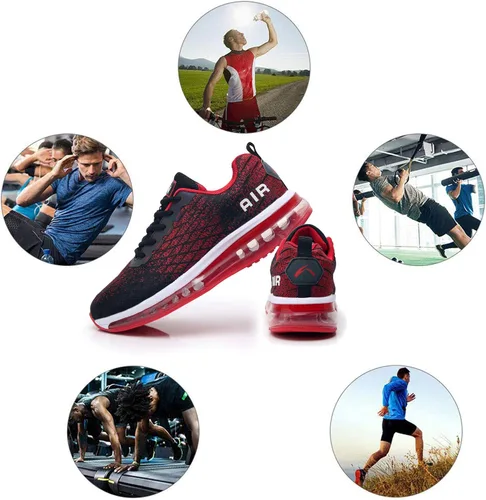 Vista 7 de Azooken Calzado deportivo para hombre, tenis transpirable y ligero