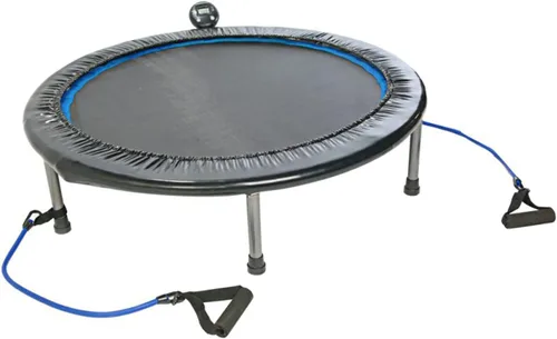 Vista 13 de Stamina 36" Foldable Mini Trampoline Rebounder for Adults with Smart Workout App, Black - Portable Fitness Equipment for Home Gym, Cardio and