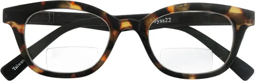 Vista 3 de Gafas de lectura, bisagra de resorte, lectores bifocales para mujeres y hombres marrón(Demi Brown)