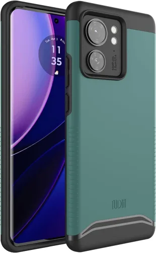 Vista 24 de TUDIA Merge - Funda para Motorola Edge 5G UW 2021, color verde cazador