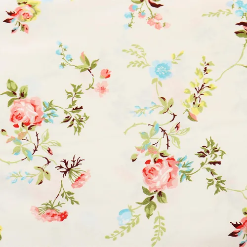 Vista 6 de Fundas de almohada para cama Queen, 100% algodón, diseño floral, transpirable, con cierre de sobre, 20 x 30 pulgadas