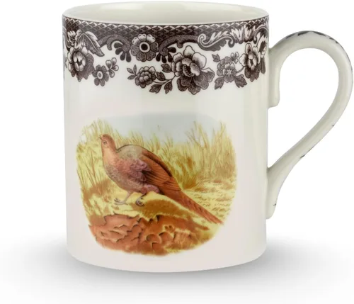 Vista 8 de Spode Taza Woodland, Black Bear, 16 onzas, taza de café con asa para bebidas calientes, ideal para té, chocolate caliente y otras bebidas calientes