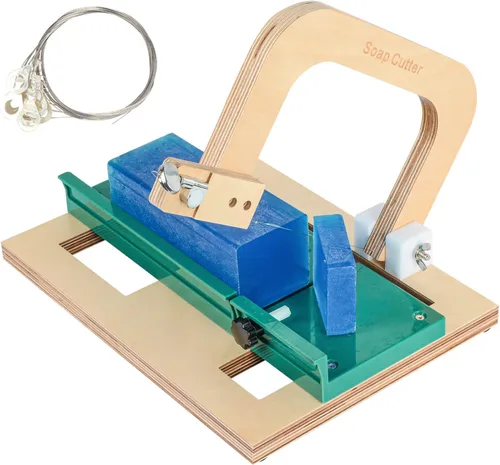 Vista 8 de Cortador de jabón profesional con alambre, herramienta de corte de madera ajustable, cortador de jabón para bricolaje, queso, mantequilla, pasteles