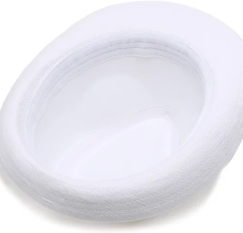 Vista 5 de Classic Trilby - Sombrero Fedora de sarga de algodón 100% con banda