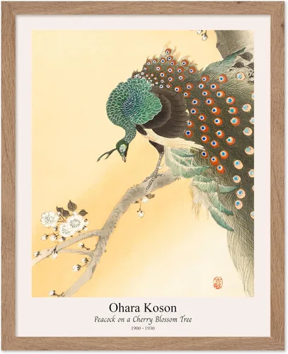 Vista 55 de Poster Master Vintage Ohara Koson Poster - Retro Blooming Lotus Flowers Print - Japanese Art - Flower Illustration - Aesthetic Design - Floral