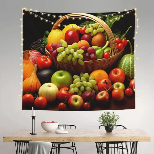 Vista 9 de VTCTOASY Tapiz de pintura de paisaje de universo, tapices para colgar en la pared para dormitorio, decoración del hogar, tapices estéticos