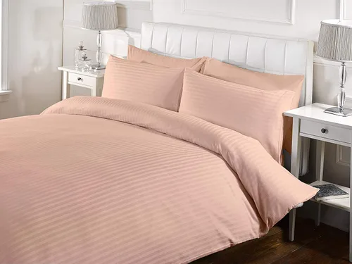 Vista 13 de RRlinen Funda de edredón de alta calidad a rayas con cierre de cremallera, 100% algodón, lujosa e hipoalergénica, de 800 hilos, ultra suave