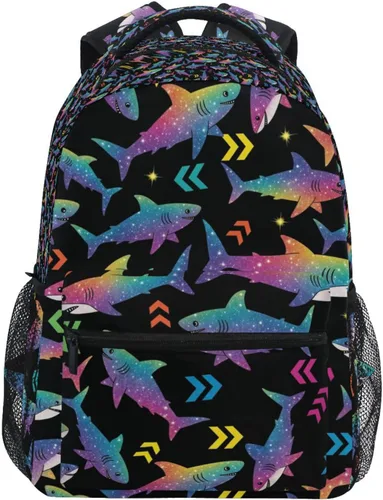 Vista 33 de Dussdil Blue Yellow Game Joysticks Backpacks for Boys Girls Kids Bookbag Elementary School Bag Travel Daypack for 3rd 4th 5th Grade Students Backpack