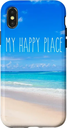 Vista 5 de Rae Inspired Dun My Happy Place Summer Vacay Ocean Beach Day Case for iPhone 17