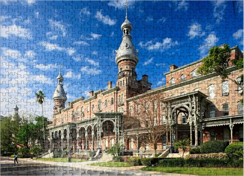 Vista 7 de MyPuzzle Tampa Bay Hotel with Henry Plant Museum in Tampa On The Gulf Coast, Florida - Rompecabezas prémium de 100 piezas para adultos