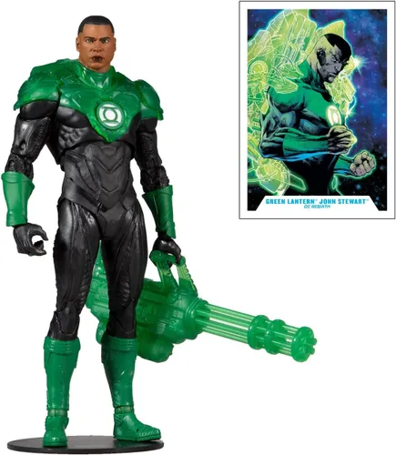 Vista 8 de McFarlane Toys DC Multiverse Modern Comic Green Lantern (John Stewart) 7" figura de acción