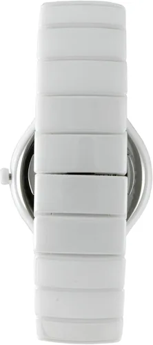 Vista 3 de Peugeot Swiss Reloj de cerámica para mujer con hebilla de acero inoxidable
